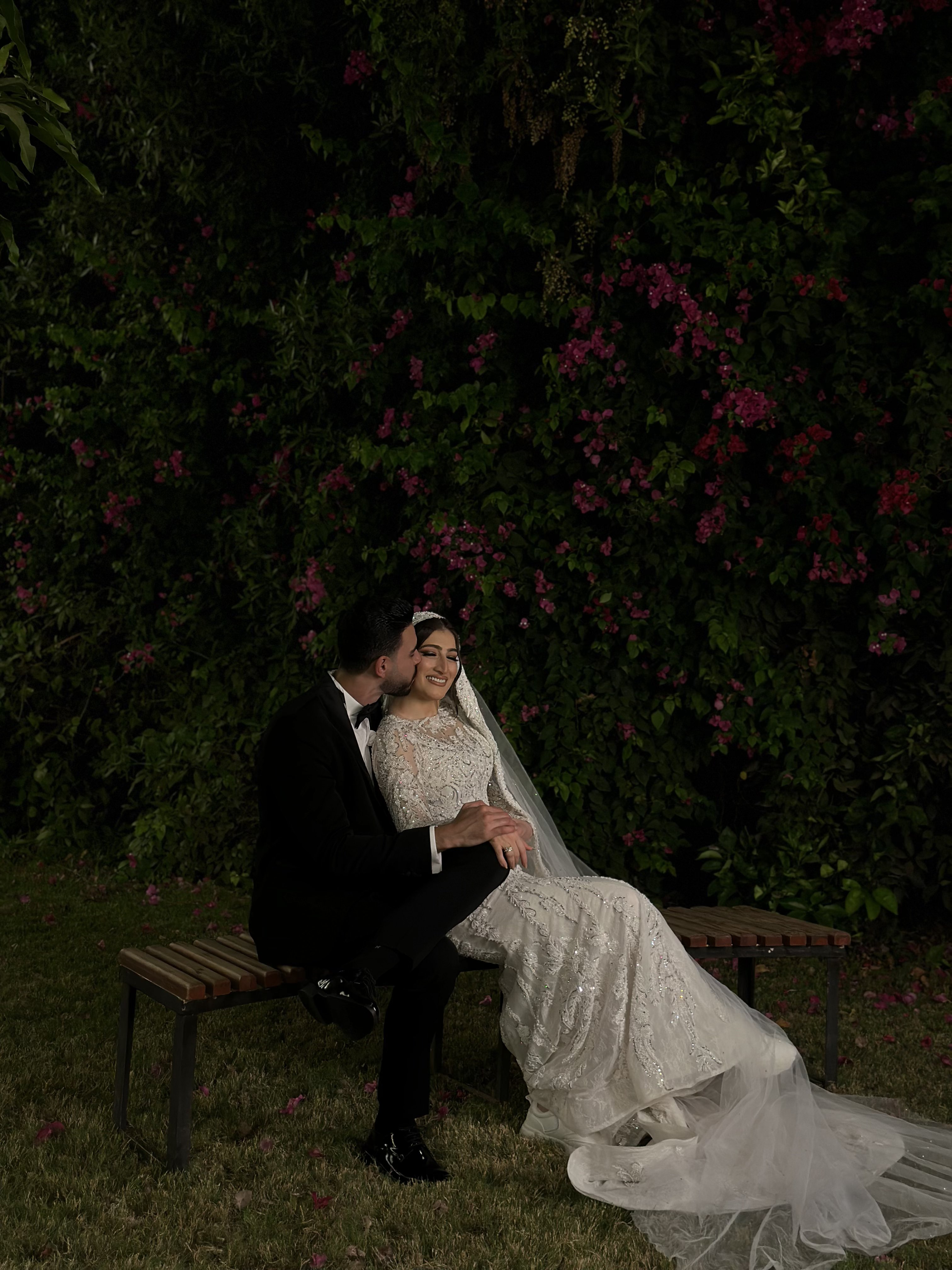 Couple in the garden